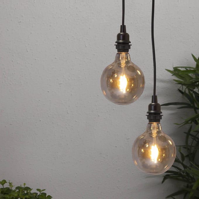 STAR TRADING Fitting E27 met Ute kabel, 5 m, zwart