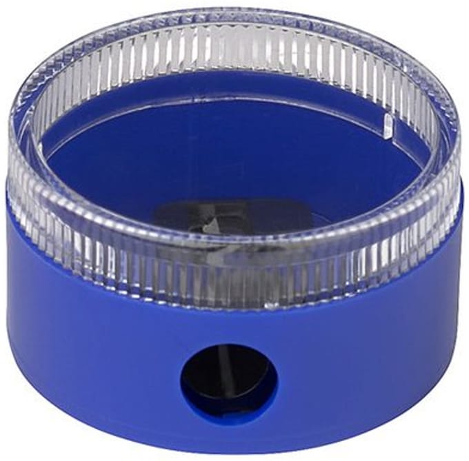 Möbius+Ruppert plastic puntenslijper Classic Uno met opvangbakje.Display 12 st.