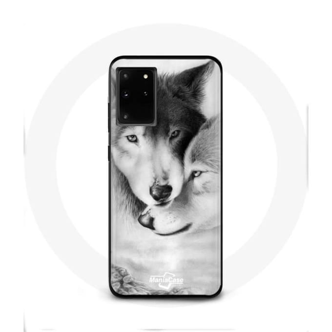 Hoesje voor Samsung Galaxy S11 Plus Wolf Duo dieren