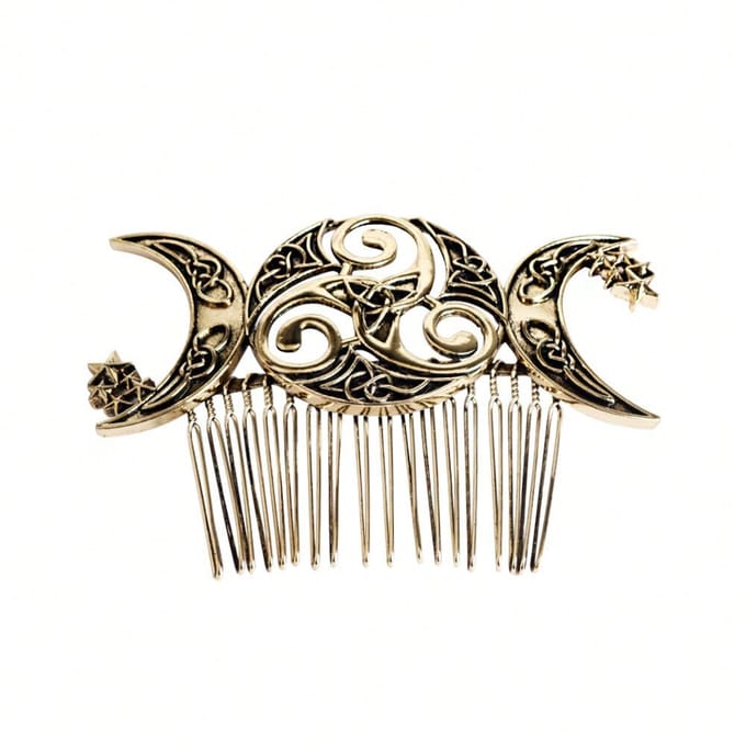Creatieve Maan en Ster Haarstyling Kam High-End Oude Kostuum Accessoires Boetiek Haar Kam