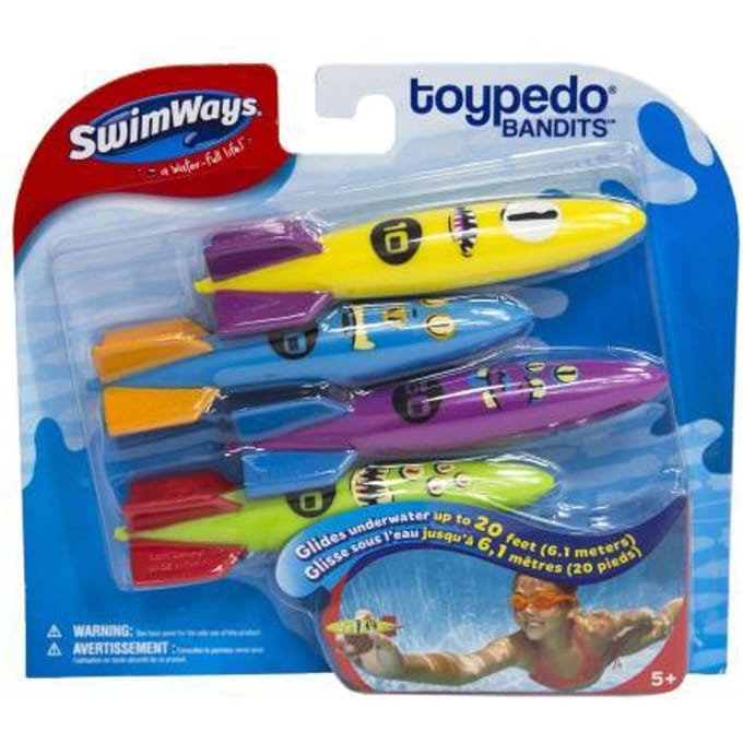 Toypedo Bandits 4 watertorpedo's Zwem- en duikgerief