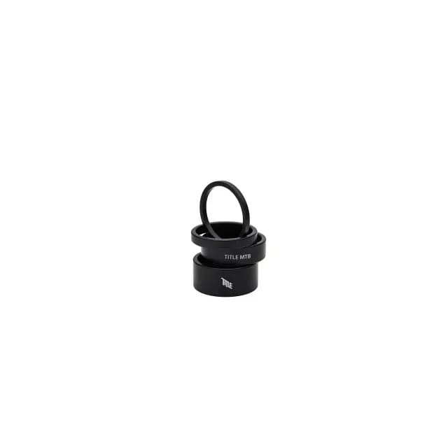 Title Mtb Spacers Kit Balhoofdset Zwart