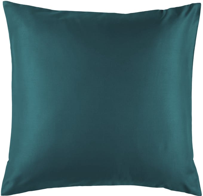 De Witte Lietaer Kussensloop Olivia Lake Green - 63 x 63 cm - Groen - Katoen Satijn