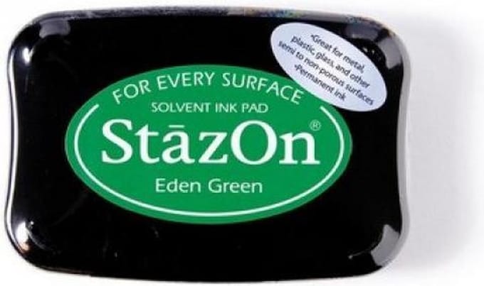 Stazon sneldrogend stempelkussen Eden Green