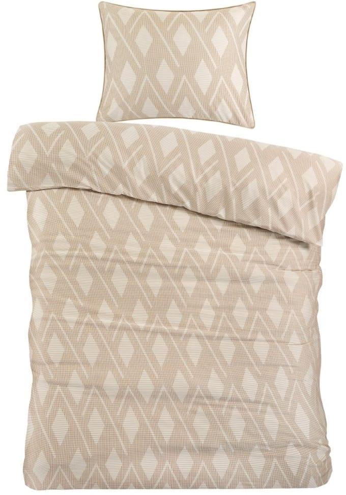 Papillon Jip Dekbedovertrek - Eenpersoons - 140x200/220 cm - Beige