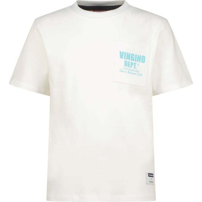 Vingino Hase Real White Maat: 16 | T-Shirts Outlet | Unisex | Wit