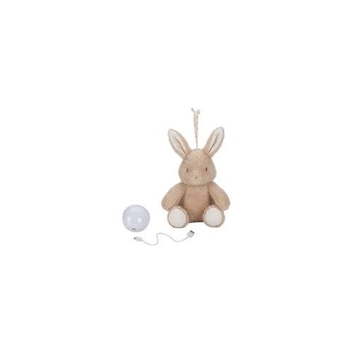 Little Dutch licht en geluid knuffel konijn Beigebrown unisex