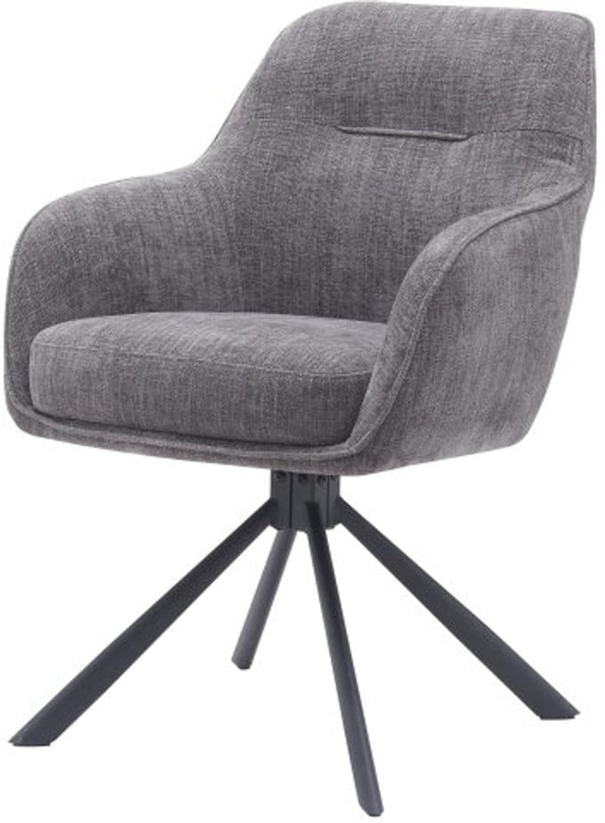 AVOLA ARMCHAIR GRAPHITE - eetkamerstoelen set van 2