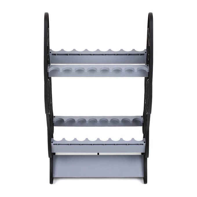 Visvorm 16 Hengelhouder Opbergrek Compacte Hengelstandaard Organizer grijs
