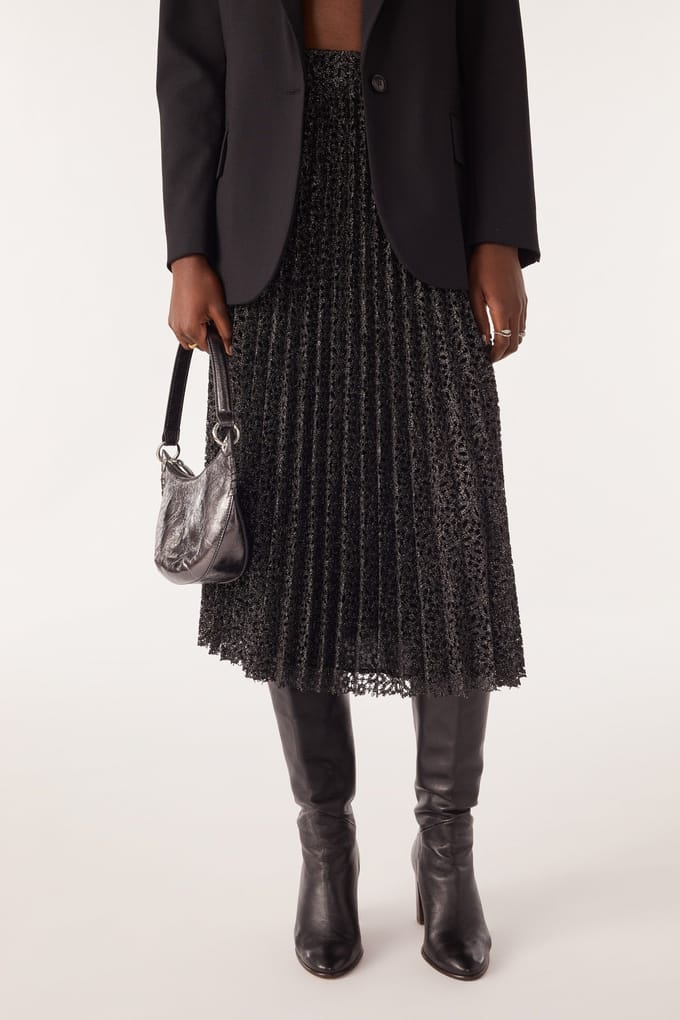 BA&SH Jupe Camille Noir Taglia: 36 | Minigonne Outlet | Donna