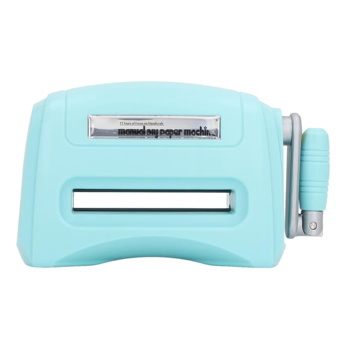 Doe-het-zelf Stansmachine Handzwengel Embossingmachine Mini Handmatige Stansmachine voor Knutselen Kunstprojecten blue