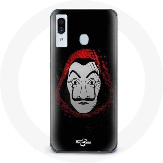 Coque - La casa de papel - Samsung Galaxy A20 - Souple - Noir - Protection