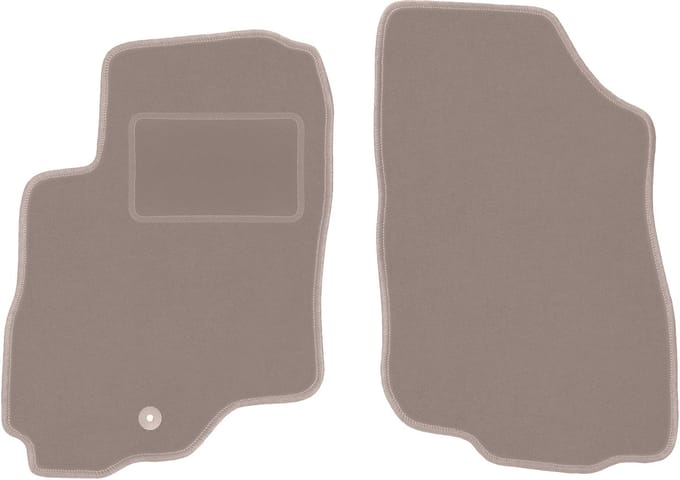 Beige voormatten voor: Mitsubishi Outlander I SUV (2001-2006)