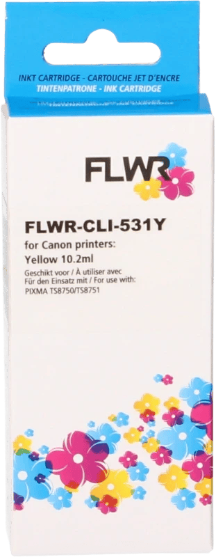 Huismerk Canon Cartridge, alternatief CLI-531Y geel