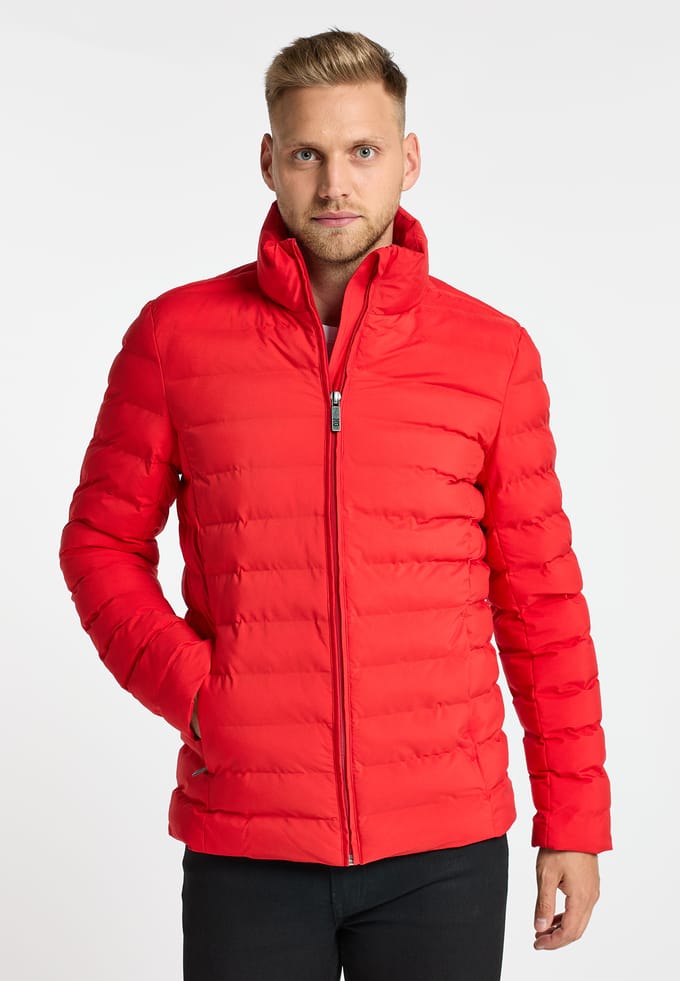Mo Gewatteerd winterjack mimo Heren rood
