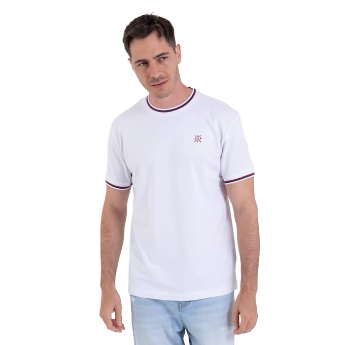 T-shirt van gemêlede katoen Camberabero