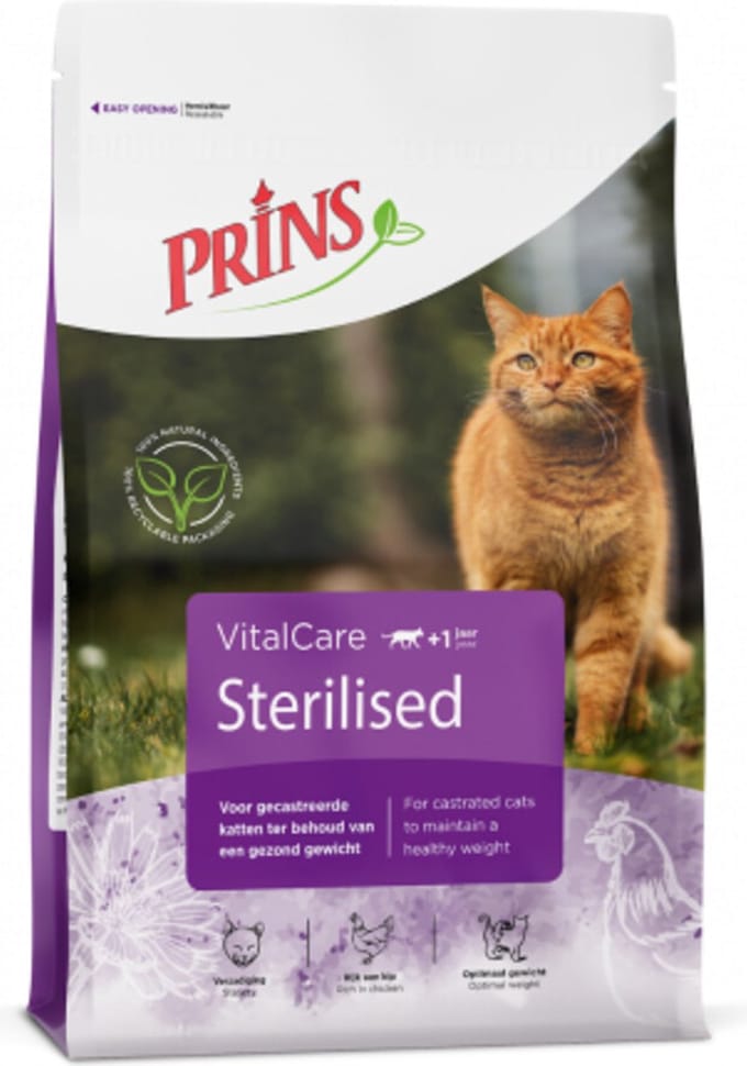 Prins VitalCare Sterilised 10kg - Kattenvoer