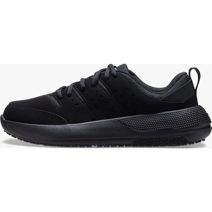 Crocs On the Clock Polyurethaan Heren Triple Black Sneakers