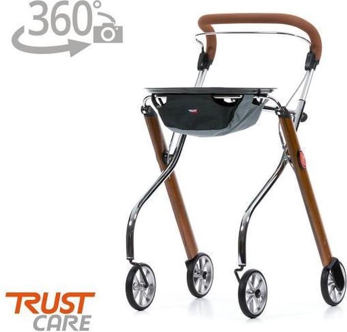 Trustcare Rollator - Voor binnen - Lichtgewicht - Met dienblad