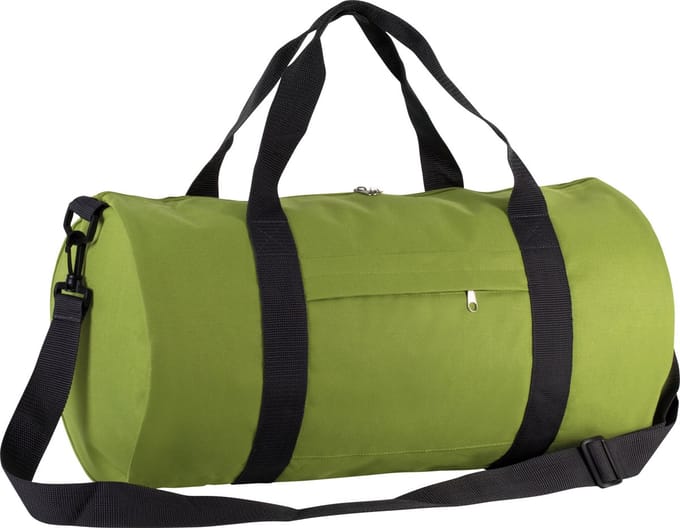 Kimood Cilindervormige reistas KI0633 - Burnt Lime / Dark Grey - One size