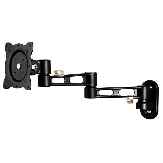 Roline bracket - adjustable arm - for LCD display - black - Max 10 kg - recommended for
