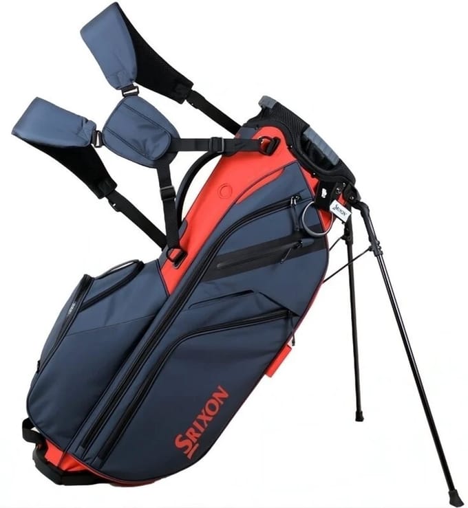 Srixon Premium Standbag - Golftas - Blauw Rood