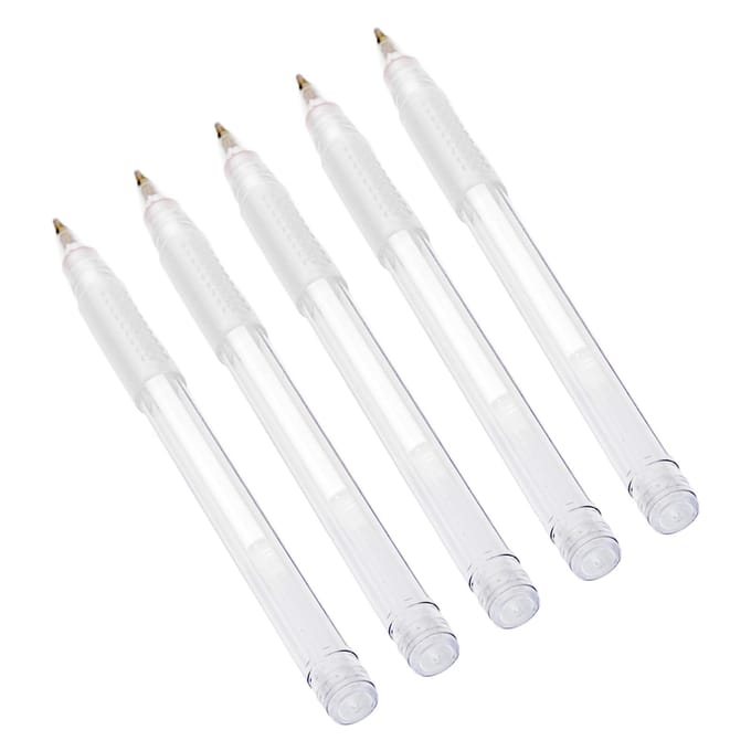 10pcs Marqueur de Positionnement Beauté Lavable Tatouage Peau Sourcil Microblading Stylo Marqueur Blanc blanc