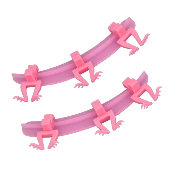 Wimperextensionscheider van siliconen, wasbaar, hulpmiddel voor het scheiden van wimperextensions in een schoonheidssalon. pink
