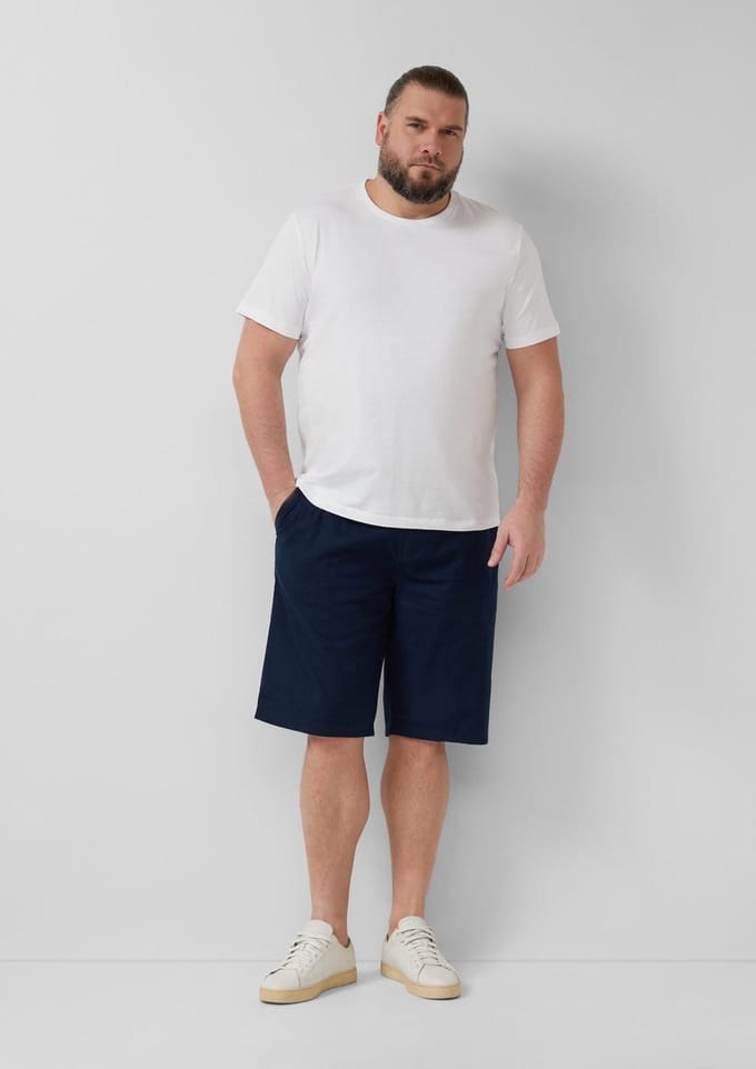 Bermuda relaxed fit met ceintuurlussen s.Oliver Detroit