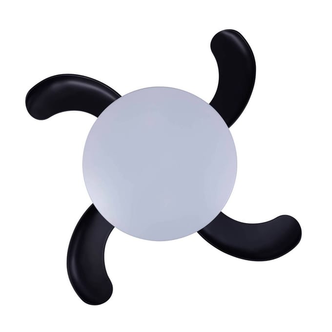 Beacon Lighting Beacon LED plafondventilator Fanaway Orbit zwart 91 cm stil