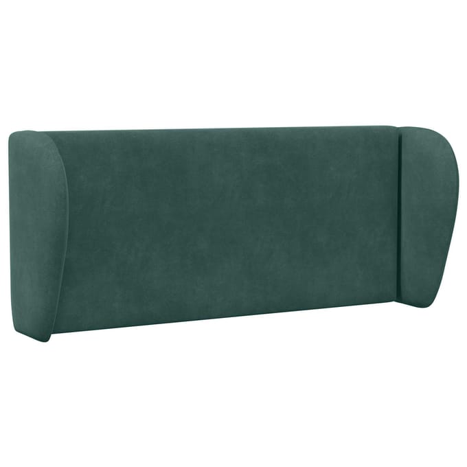 vidaXL - Hoofdbord - oor - Groen - 40 - x - 23 - x - 6 - cm - Fluweel