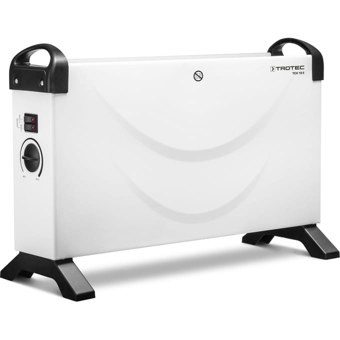 TROTEC Elektrische kachel - Convector- TCH 18 E - 2 warmtestanden 750 Watt en 1.250 Watt