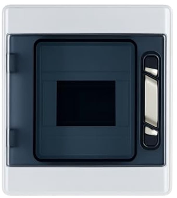 Waterdichte opbouw verdeelkast - IP65, onderverdeling, accessoires inbegrepen, robuuste 6-module verdeler