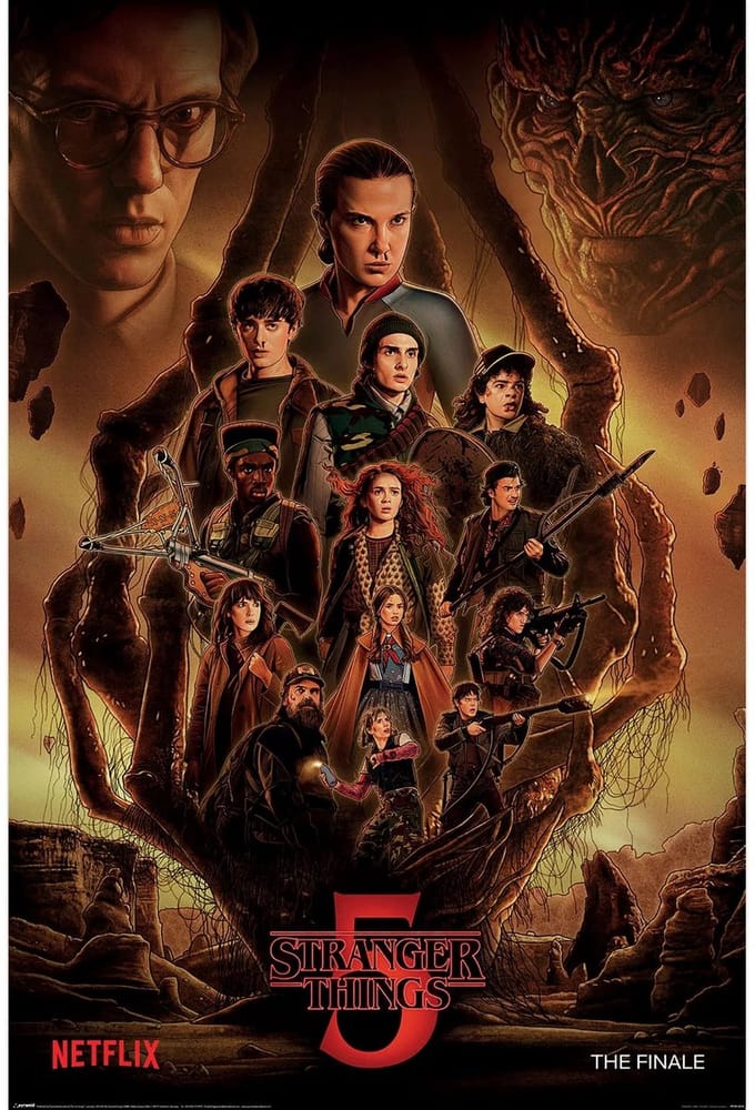 Stranger Things 5 poster - Finale - Netflix - Eleven - Mike - 61 x 91.5 cm