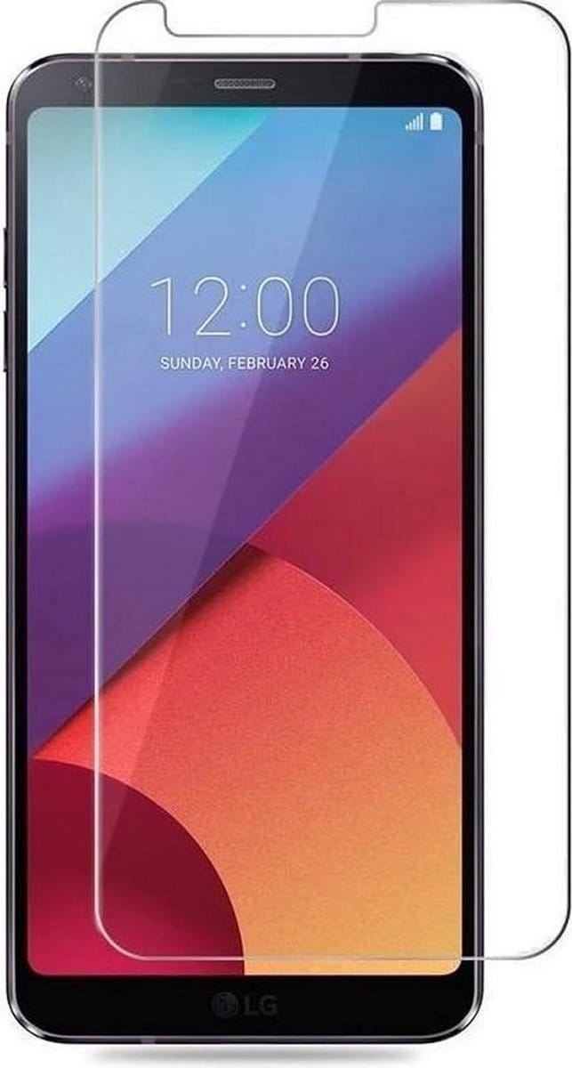 LuxeBass Tempered screenprotector geschikt voor LG Q6 - beeldscherm - scherm - tempered glas