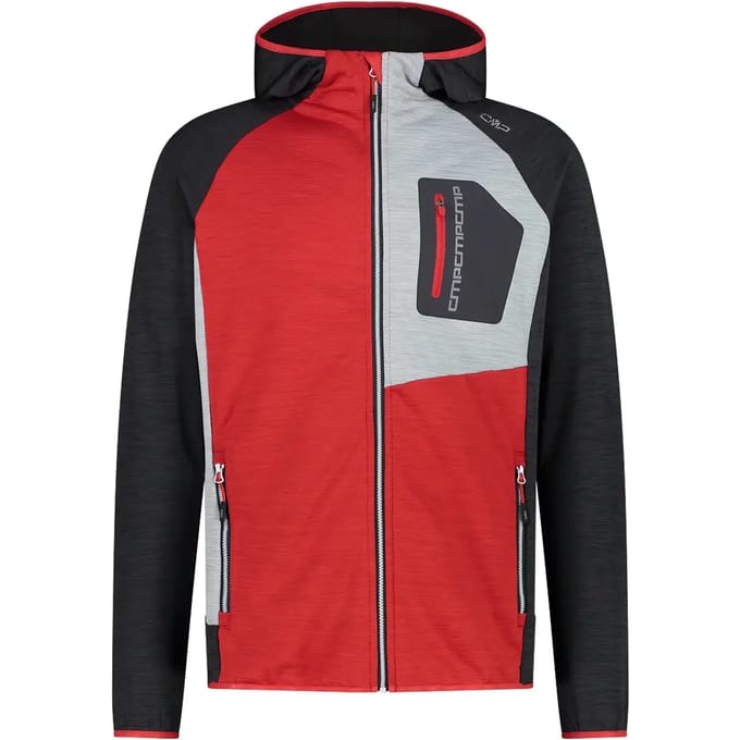 Fleece met capuchon en volledige rits CMP Unlimitech Grid Tech