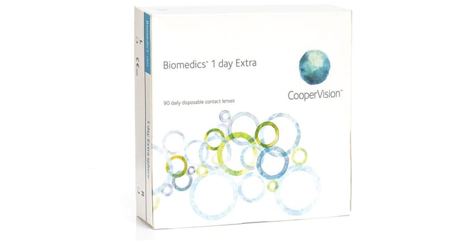 -3.50 - Biomedics® 1 day Extra - 90 pack - Daglenzen - BC 8.60 - Contactlenzen