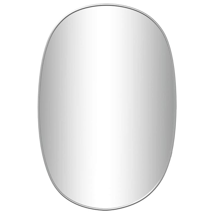 vidaXL - Wandspiegel - 50x35 - cm - zilverkleurig