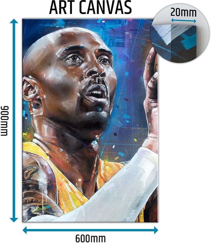 Kobe Bryant 02 canvas 60x90 cm