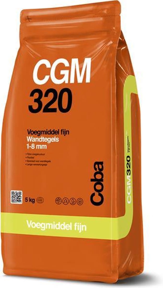 Coba CGM320 5kg (Wit en zilvergrijs) | voegmiddel | Kleur Wit