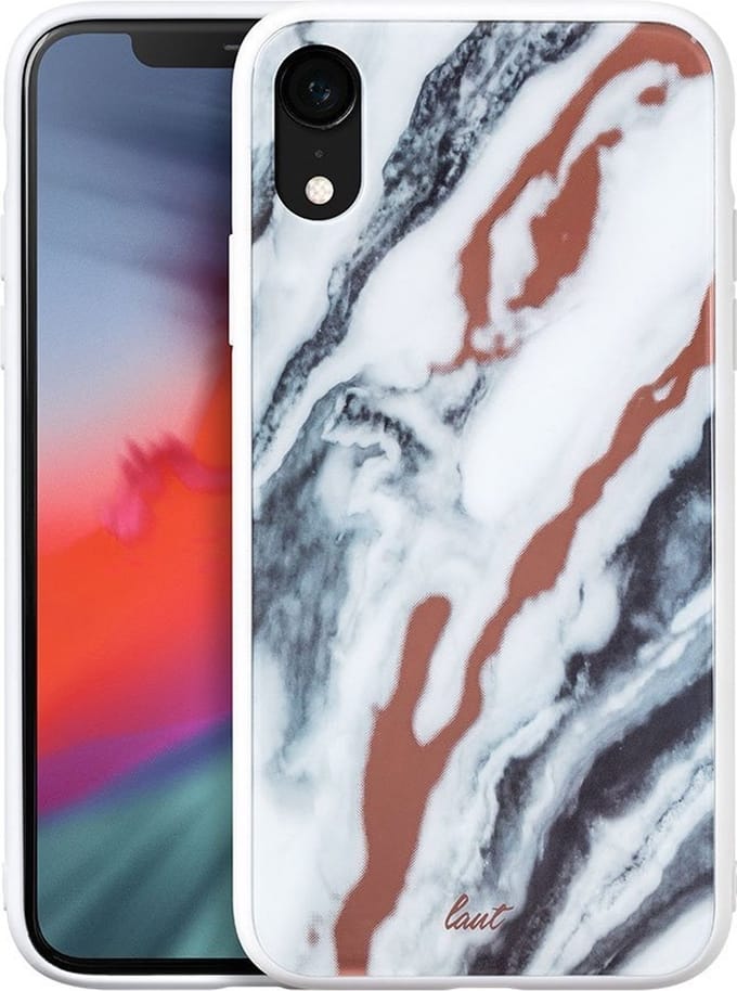 LAUT - Mineral Glass Case iPhone XR | wit