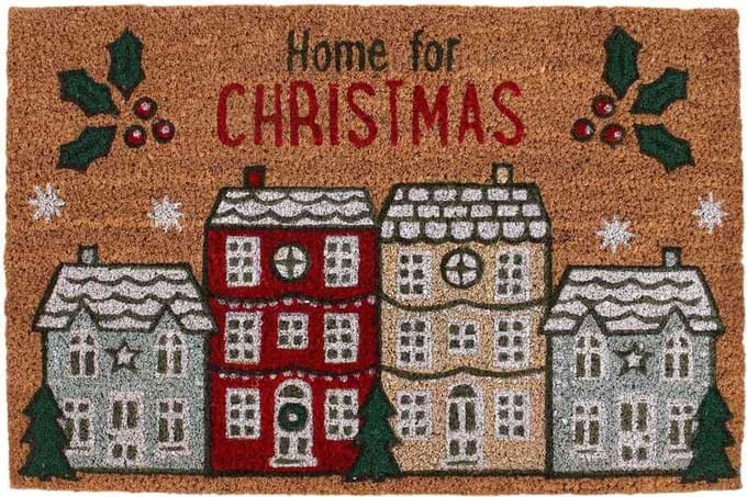 Something Different - Natural Home For Christmas Deurmat - Multicolours