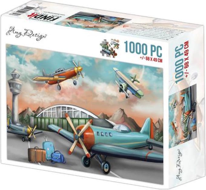 Jigsaw puzzel 1000 pc - Amy Design - Vliegtuigen