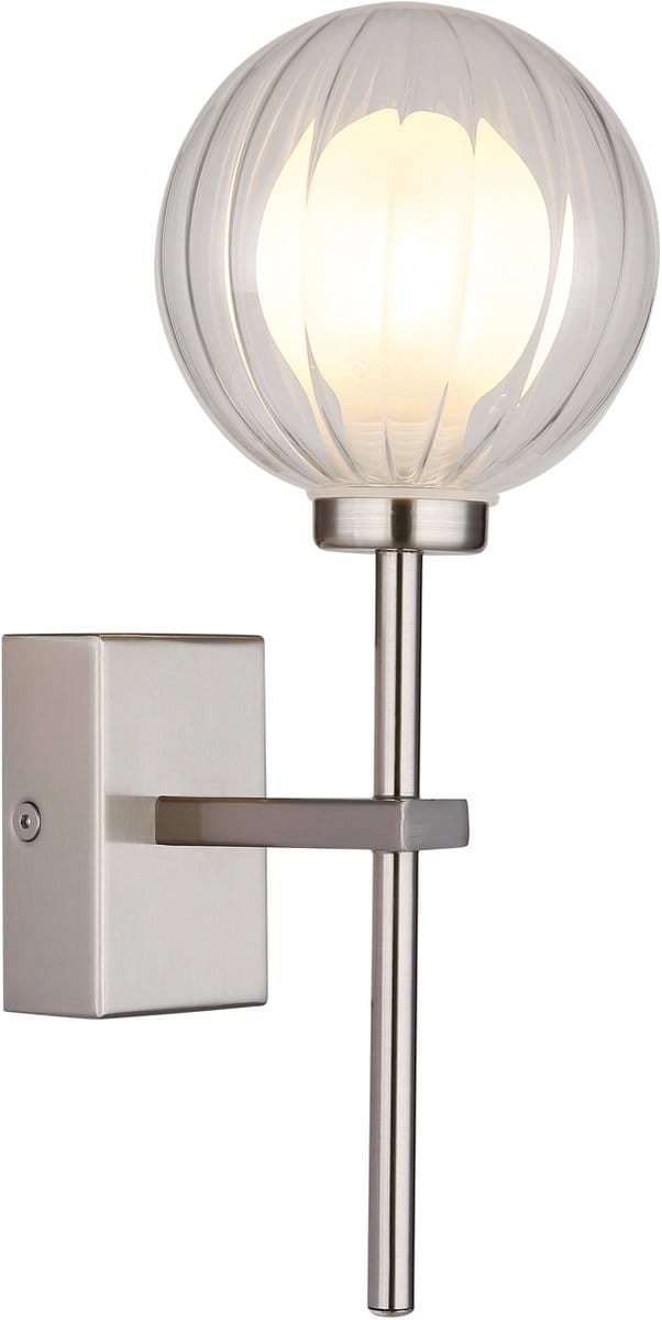 Wandlamp - staal - ANDER - glas - G9 - 41928WN - Globo