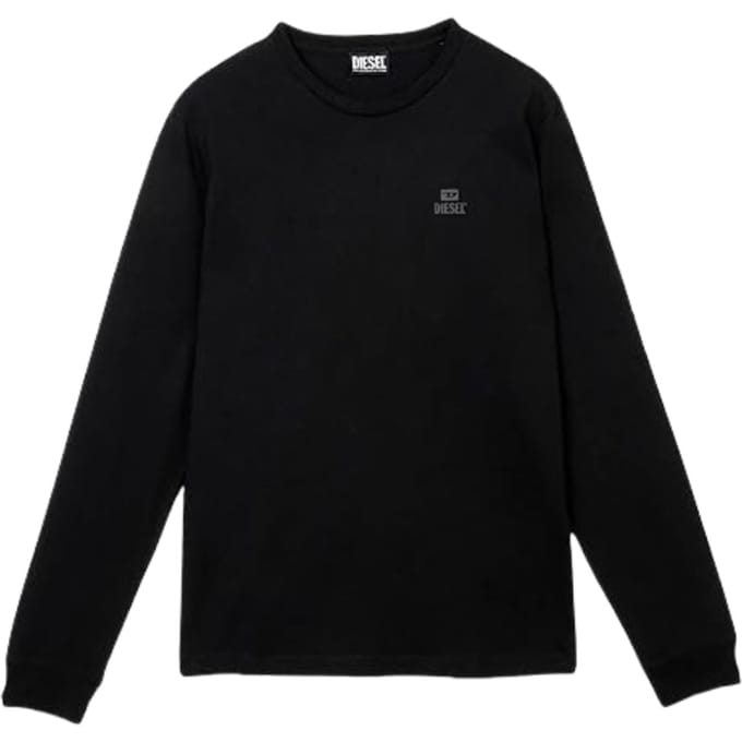 Diesel Zwart T-shirt Met Lange Mouwen