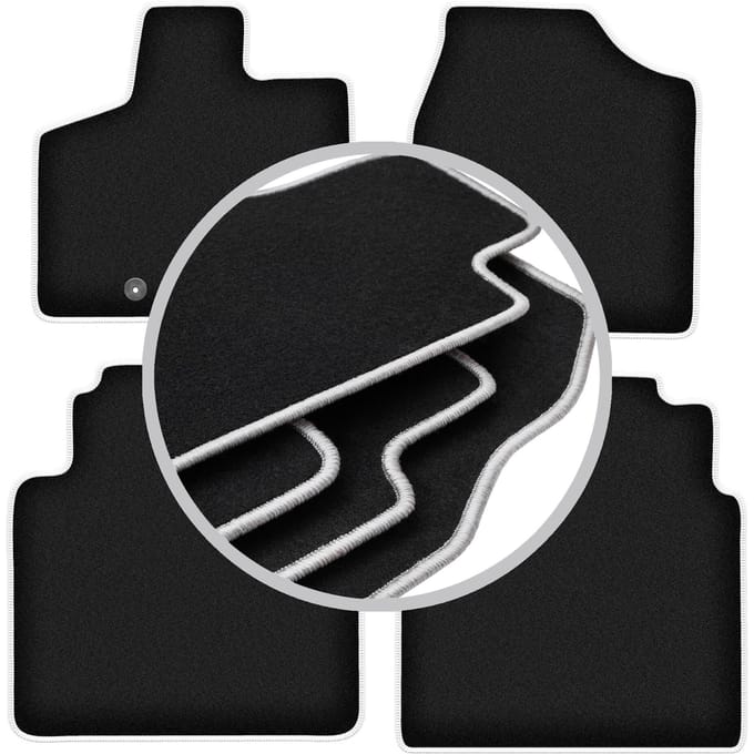 CARLUX-SILVER automatten voor: Dodge Grand Caravan IV minivan (2008-2016)
