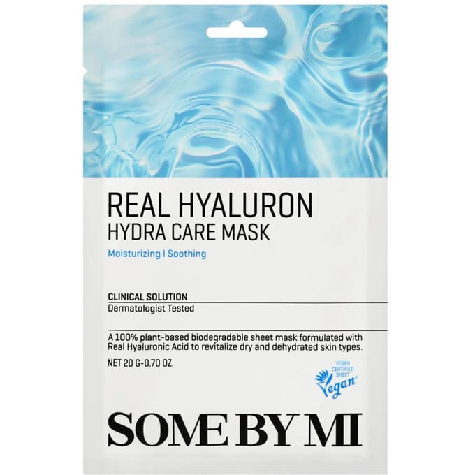 Real Hyaluronic Acid Hydra Care Beauty Masker, 1 Vel, 20G(0.70Oz) white