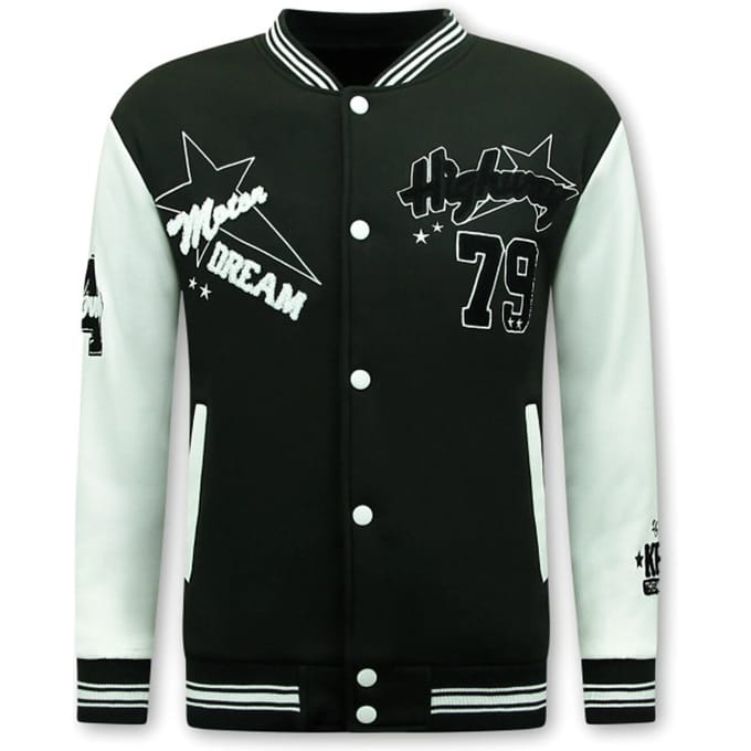 Bomberjack Heren - Baseball Jacket - Zomerjas Heren - 903 - Zwart