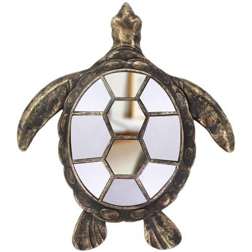 Beeldjes Signes Grimalt Schildpadspiegel Wanddecoratie