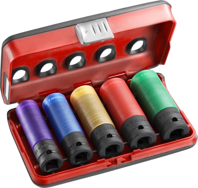 Facom NSI.5LPB NSI.5LPB Dopsleutelset 1/2 (12,5 mm) 5-delig